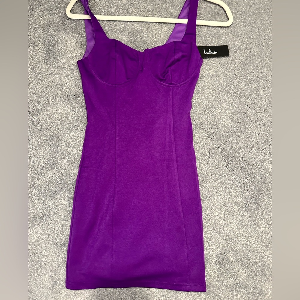 Lulus purple mini dress